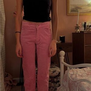 Vintage 80s genuine leather and polyester pants!